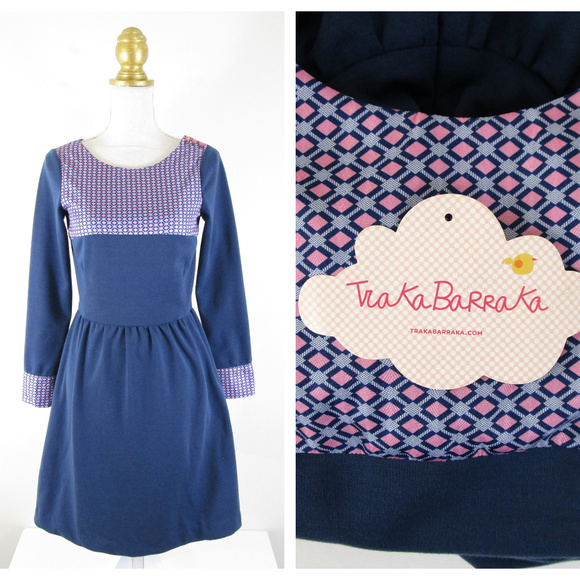 Modcloth Dresses & Skirts - SOLDModcloth Traka Barraka Blue Pink Grosella Dress